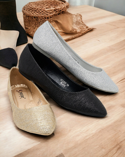 Royalfashion Naiste Samelvi Glitter Balleriinad