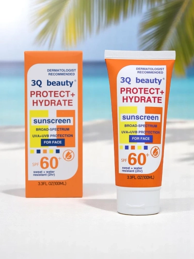 3Q Beauty Водостойкий солнцезащитный крем для лица SPF 60