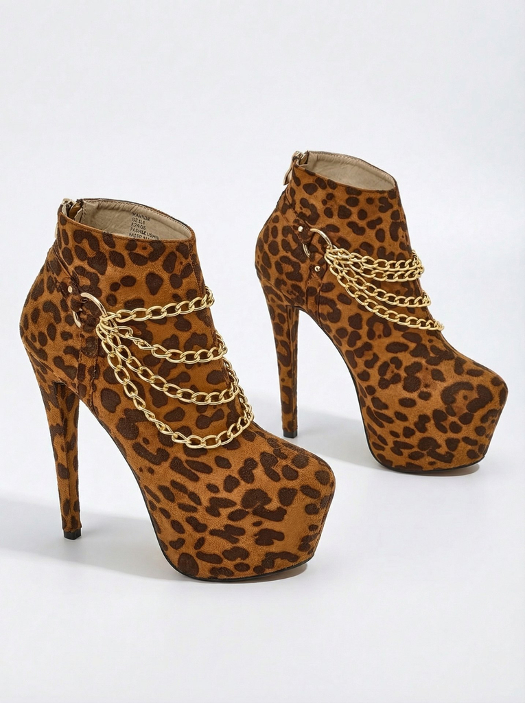 Royalfashion Ladies ankle boots on a stiletto Damesse