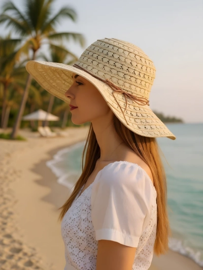 Royalfashion Женская шляпа из соломы Convalia