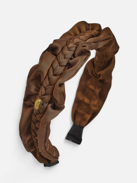 Royalfashion Hairband with braided plait and gathers
