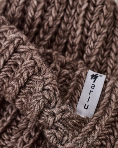 Royalfashion Kvinnor's stickade hatt med tofs