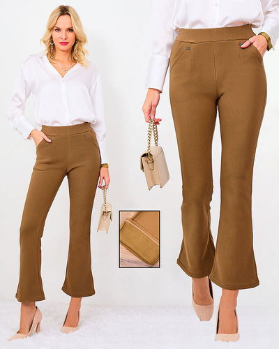 Royalfashion Mustad naiste ökonahast leggings a'la bells