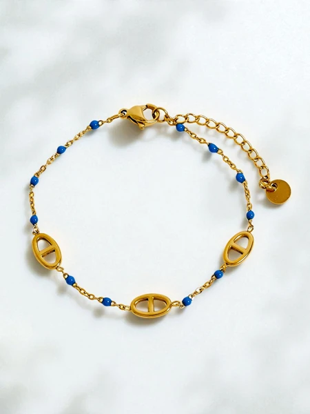 Kullatud helmestega käevõru Callisto Aurea