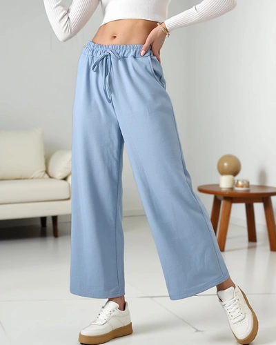 Royalfashion Женские тканые широкие спортивные штаны