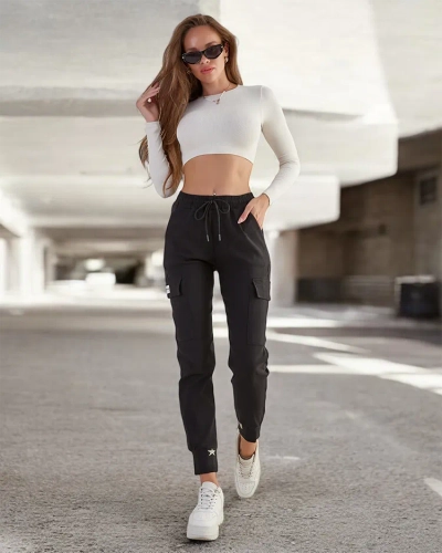 Royalfashion Women's cotton fabric combat pants