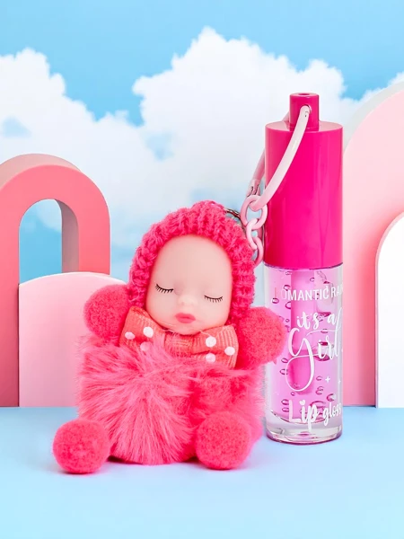 Lastel huuleläige nukuga Fuksia