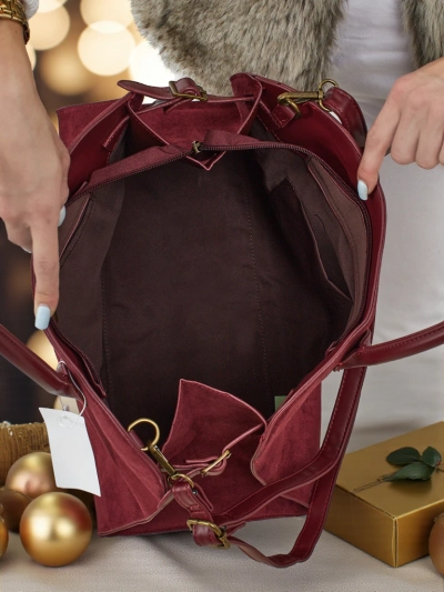 Женская сумка-шоппер Dorelle из эко-замши