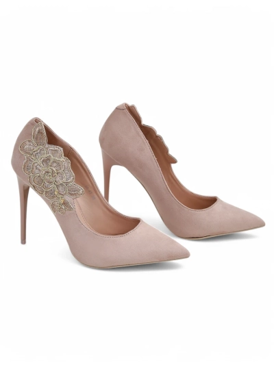 Royalfashion Женские туфли-лодочки на каблуке с цветами Sollabe