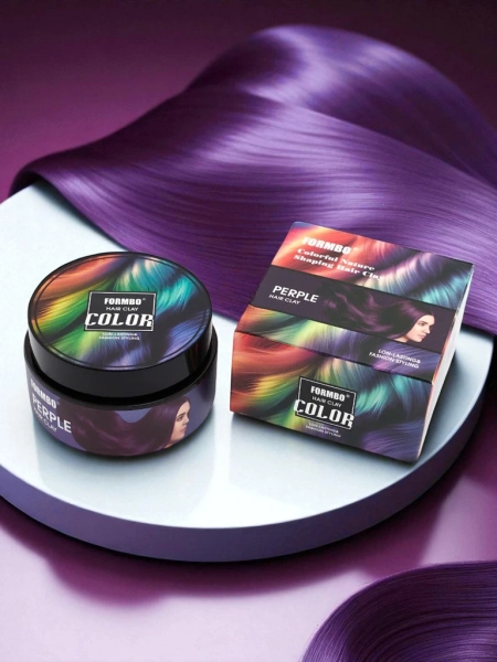 Formbo Persephone Color Perple Clay – фиолетовая глина для укладки волос