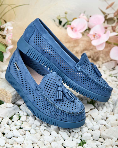 Royalfashion Женские ажурные мокасины Molaffa