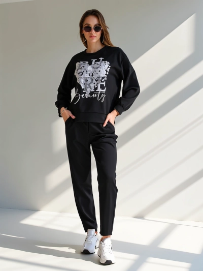 Royalfashion Naiste viskooskomplekt printidega