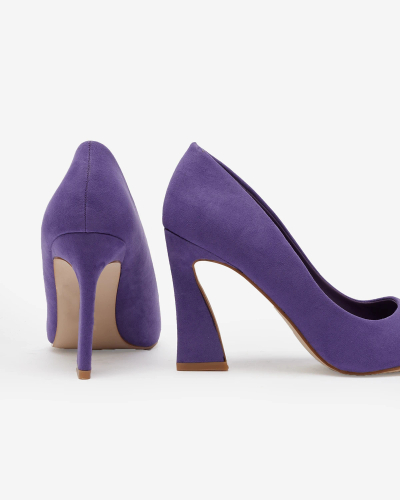 Royalfashion Purple women's eco-suede Noris Boutique pumps