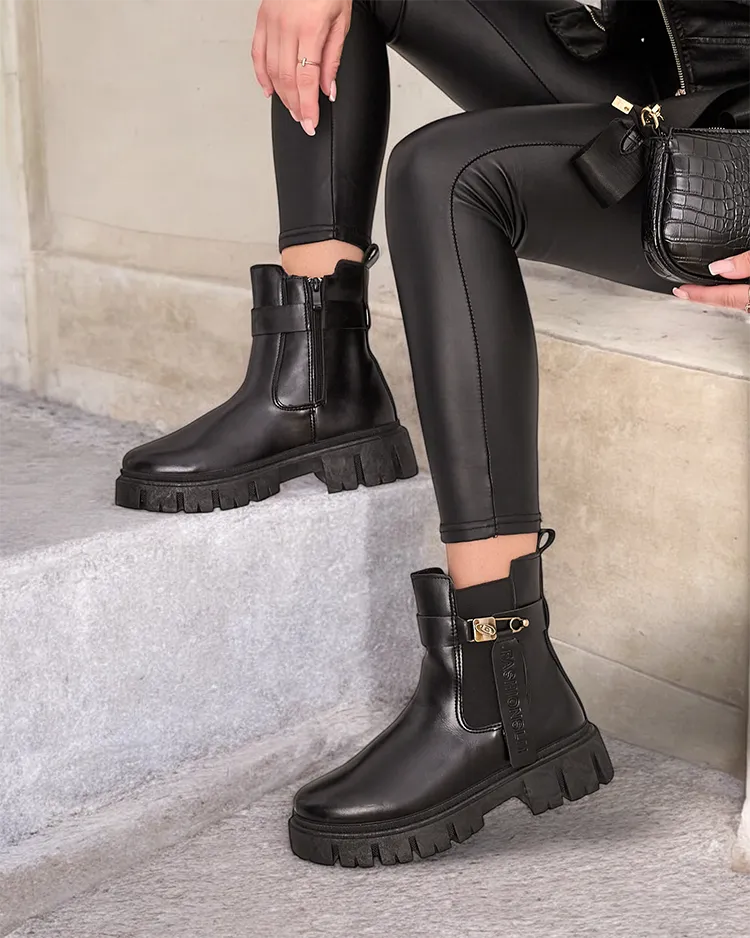 Royalfashion Naiste eko nahast Dobinase saapad