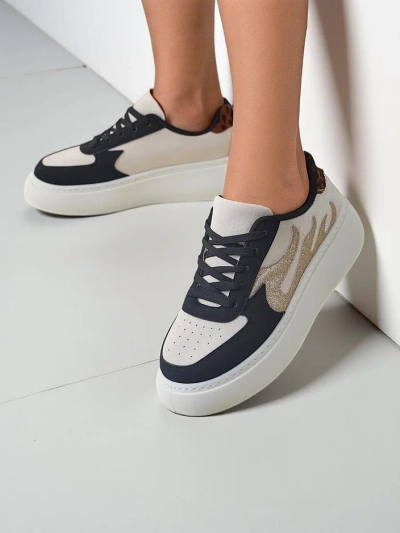 Royalfashion Women's Platform Sneakers Sisnes