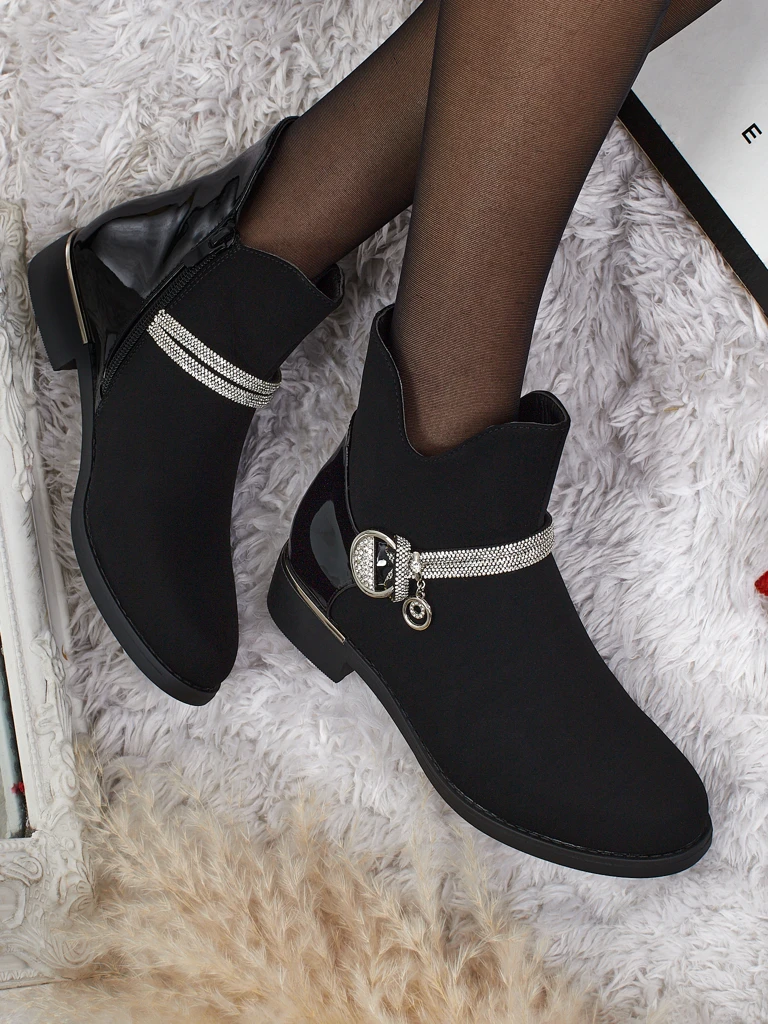 Matist ja lakitud ökonahast poolsaapad Marvella