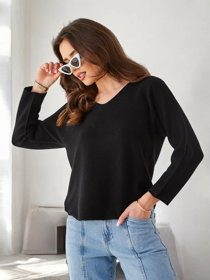 Royalfashion Viskoos õhuke naiste sviiter