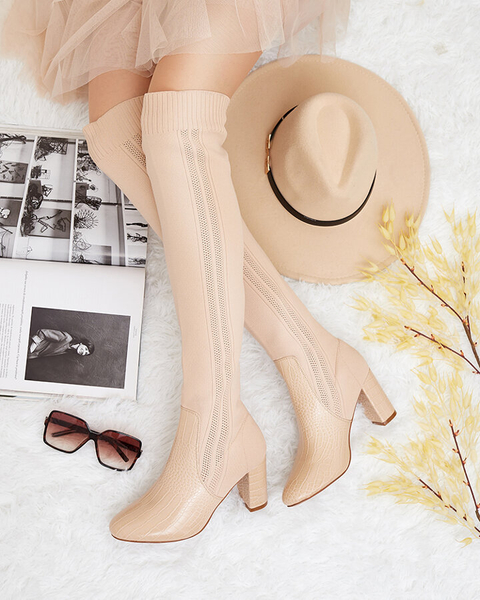 Royalfashion Naiste ülepõlvesaapad Nolera