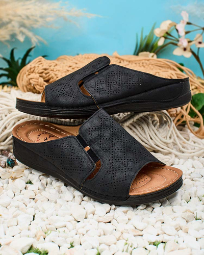 Royalfashion Naiste Mino lamedatallalised flip-flops