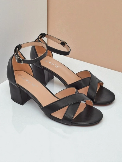 Royalfashion Naiste plokk-kontsaga sandaalid Eleganza Strap