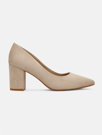 Royalfashion Women's eco suede heeled pumps Ugandes