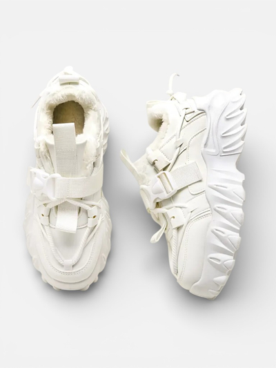 Royalfashion Женские утепленные кроссовки-лодочки