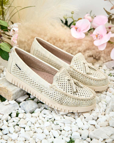 Royalfashion Женские ажурные мокасины Molaffa