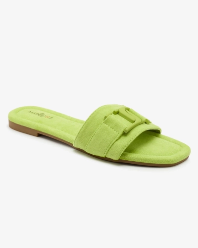 Royalfashion Neoonrohelised solkidega naiste flip-flopid Rydr