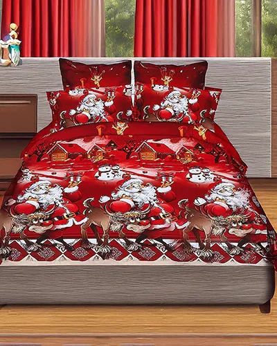 Royalfashion Рождественский комплект постельного белья 160x200 полный 3-ЧАСТИ