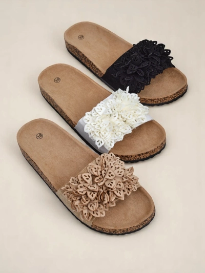 Royalfashion women’s sandals with flowers Occes