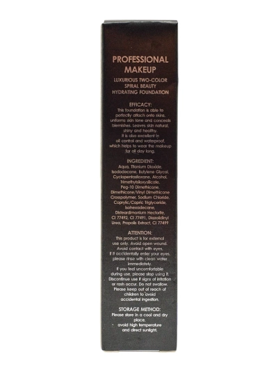 Moisturizing two-color face foundation with collagen Warm Beige