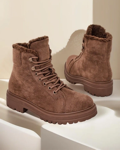 Женские ботинки на шнуровке Royalfashion Vesot