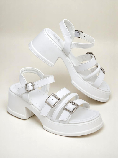 Royalfashion Naiste madala blokkkontsaga sandaalid Otteze