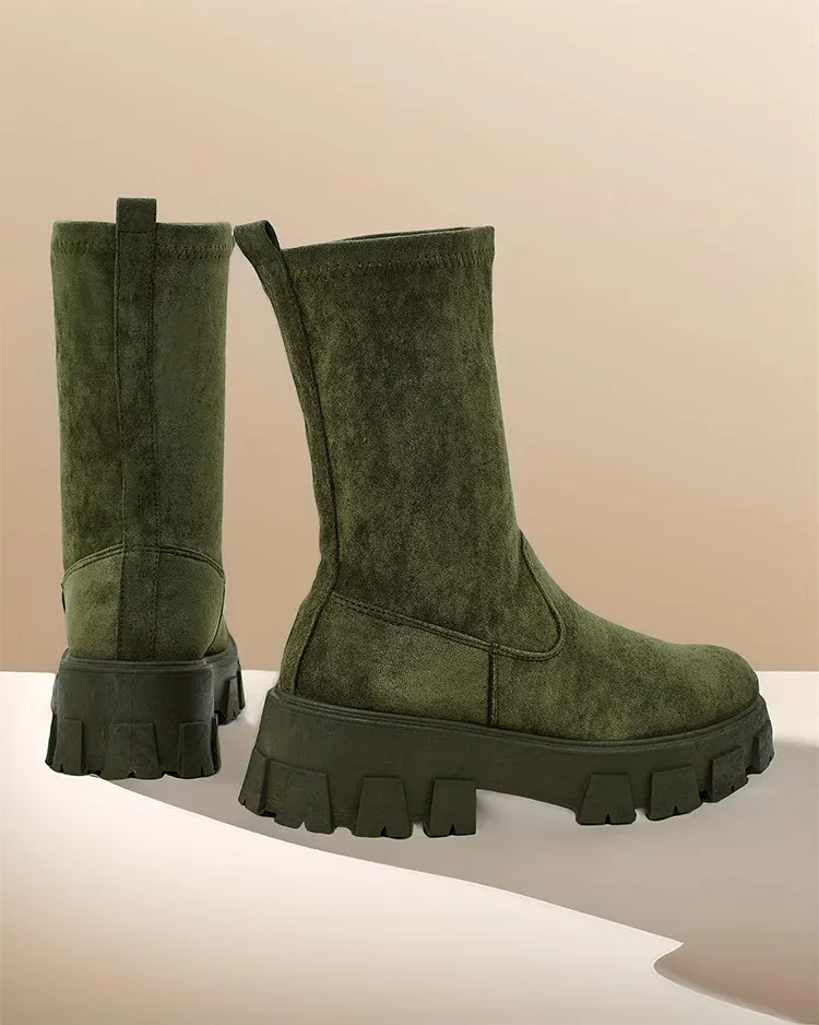 Женские платформенные ботинки Royalfashion Firo