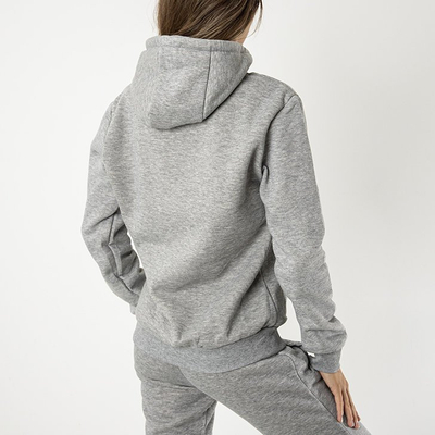 Gray women's insulated hoodie - Clothing