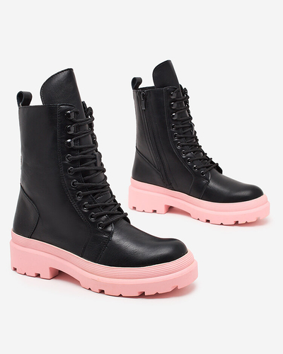 Royalfashion Eco leather women's bagger boots Vederme