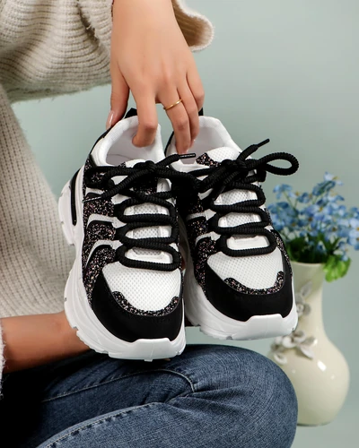 Royalfashion Women's Sporty Platform Sneakers Angello