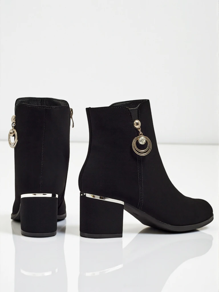 Women's Eco-Leather Heeled Ankle Boots Norevaya