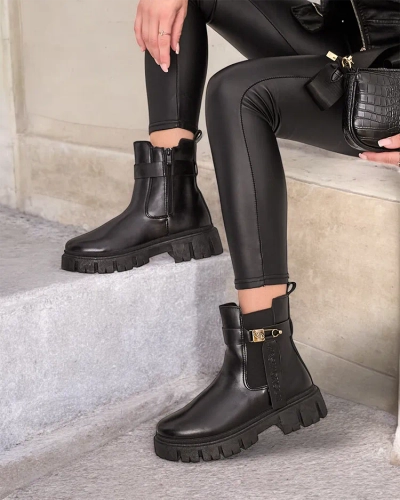 Royalfashion Женские кожаные сапоги Добинас eko