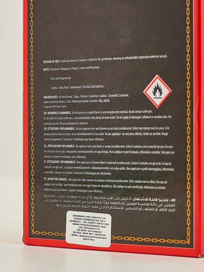 Inspired eau de parfum for men Version on Red