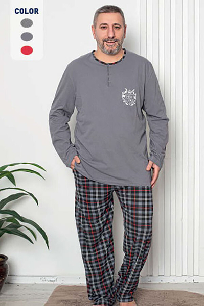 Royalfashion Men's Grey Pajamas