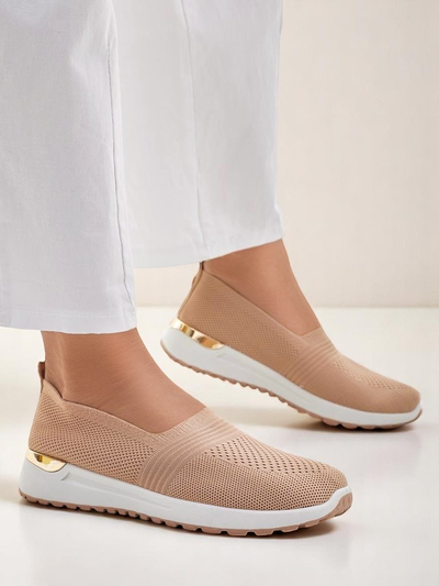 Женские текстильные туфли-слипоны Royalfashion Perfeti