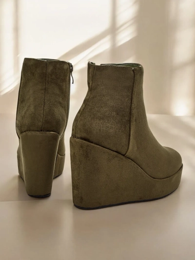 Royalfashion Kvinnor wedge ankelskor Sieffa
