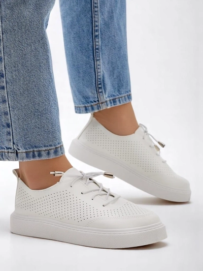 Royalfashion Naiste perforatsiooniga l Lace-spordijalatsid Vaned