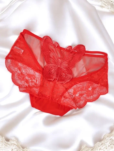 Royalfashion Naiste aluspüksid, mis on kujundatud boksershortsidena kauni liblikaga