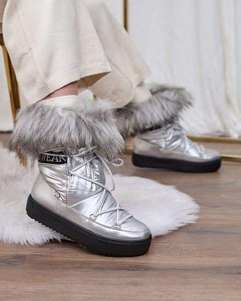 Royalfashion Silver slip-on saapad a'la lumesaapad naistele Efilayla