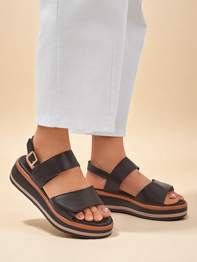 Royal Fashion Women's Thick-Soled Tulip Sandals