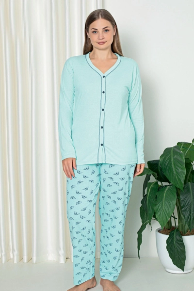 Royalfashion Cotton womenn's 2-piece pajama PLUS SIZE