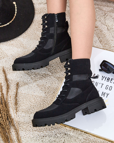 Royalfashion Women's Hovienta lace-up boots