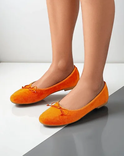 Royalfashion Женские балетки с бантиком Zaame